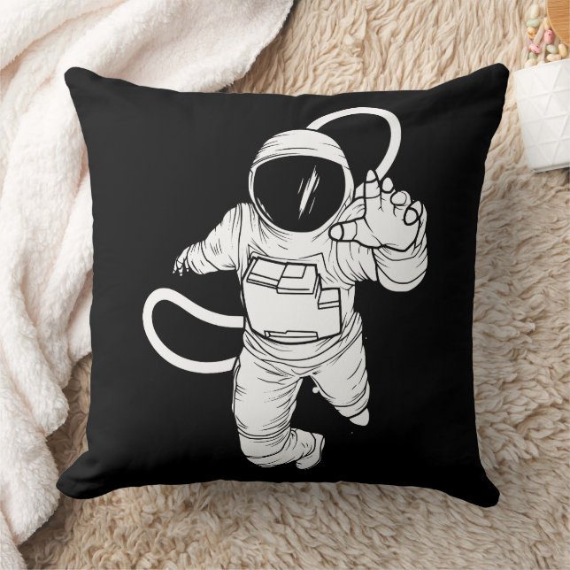 Coussin Astronaute spatial vintage  (Couverture)