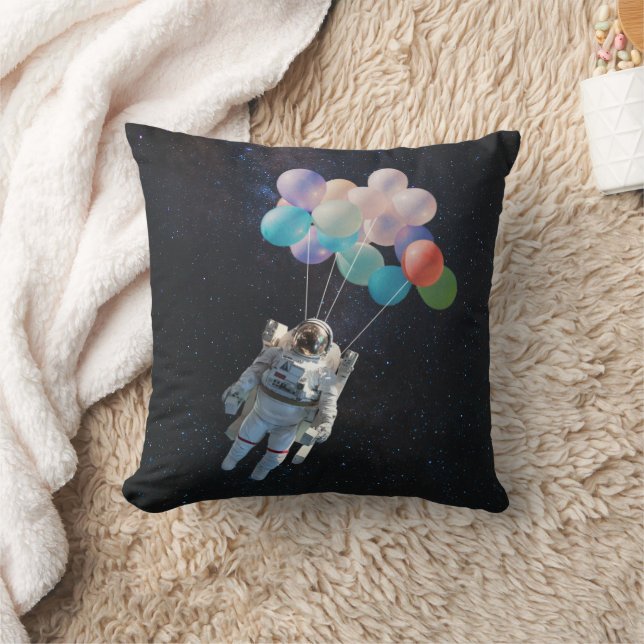 Coussin Astronaute Stars & Space Colorful Balloons (Couverture)