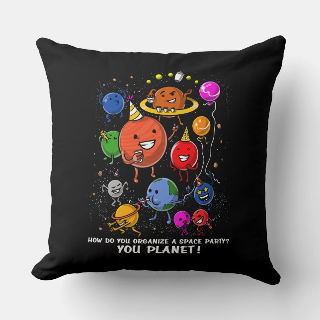 Coussin Astronomie de la planète de la partie spatiale Gal (Recto)
