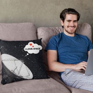 Coussin Astronomie Radiotélescope Arrière-plan Étoiles Enf