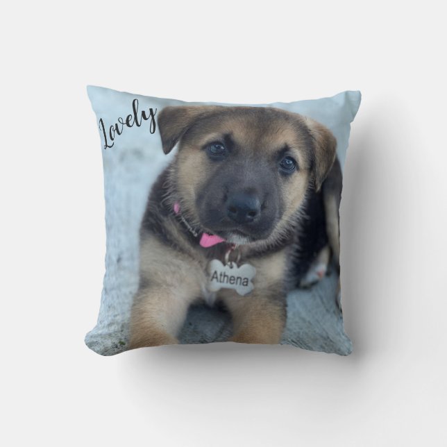 Coussin Athena Jovely pup Thaillow Pillow (Recto)