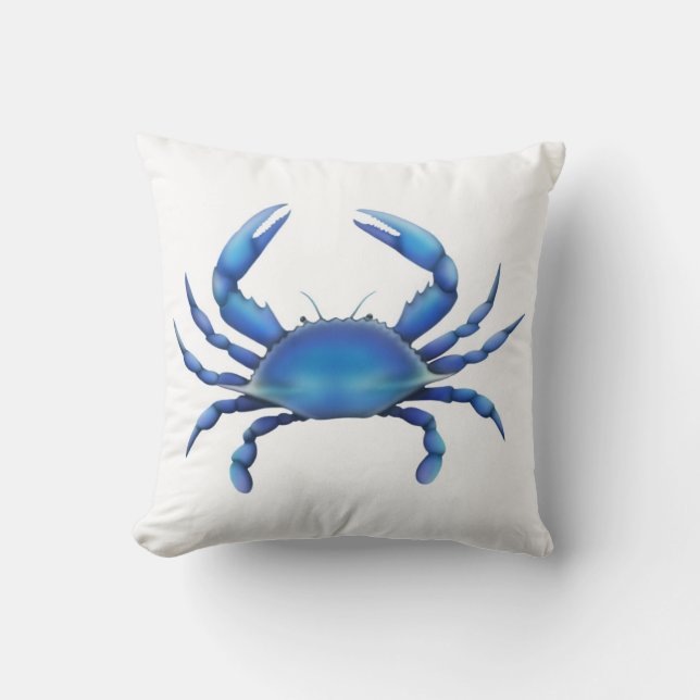 Coussin atlantique de crabe bleu de chesapeake (Recto)