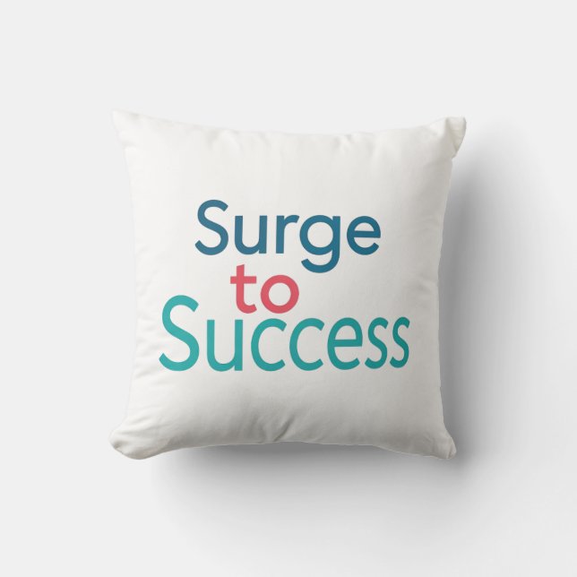 Coussin Atteindre le succès (Recto)