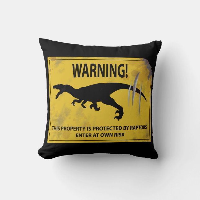 Coussin Attention! Cette propriété est protégée par des Ra (Recto)