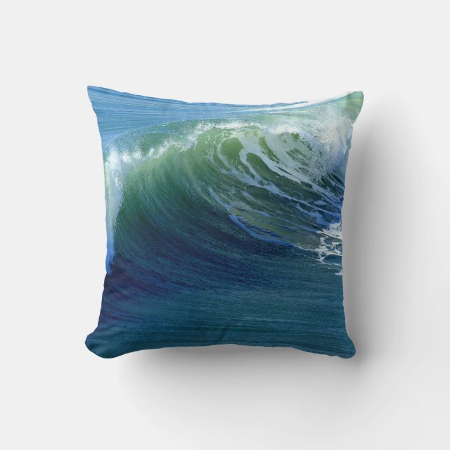 Coussin Attraper la vague (Recto)