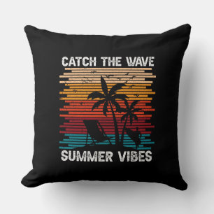 Coussin Attraper Les Vibes D'Été De La Vague