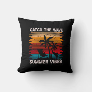 Coussin Attraper Les Vibes D'Été De La Vague