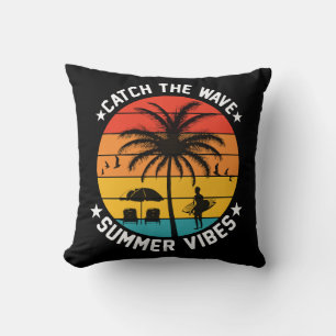 Coussin Attrapez la vague d'été