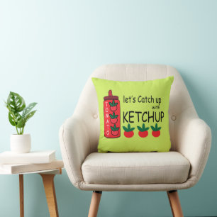 Coussin Attrapons Avec Ketchup