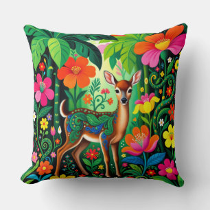 Coussin Attrayant Faon Fée Animal