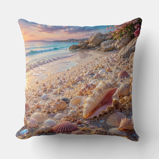 Coussin Au bord de la mer (Recto)
