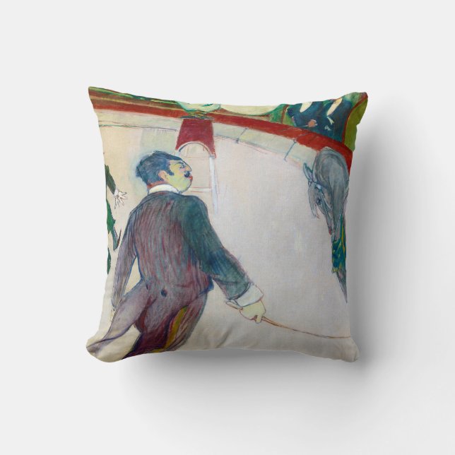 Coussin Au cirque, Lautrec (Recto)