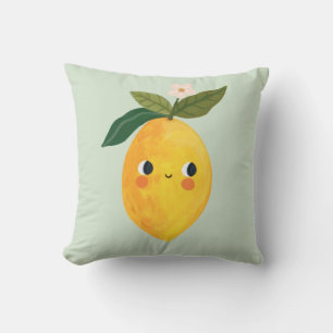 Coussin au citron souriant - Nourriture aux fruits