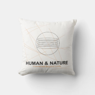 Coussin Au-delà des limites – L'Homme, l'urbain et la natu