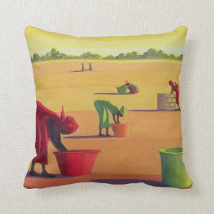 Coussin Au delà du 1998 pâle