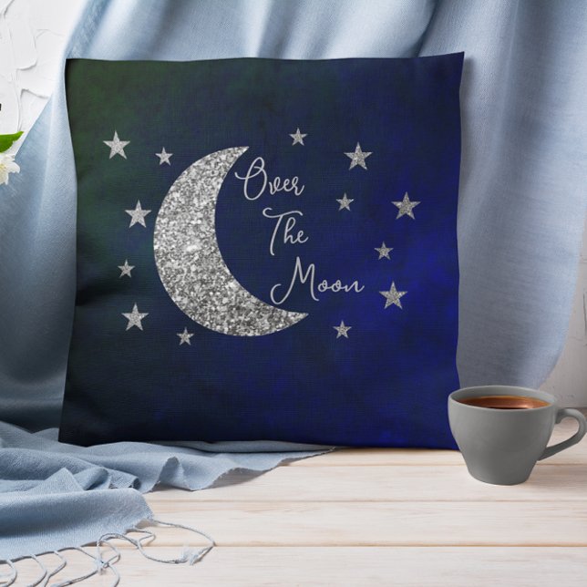 Coussin Au-Dessus Du Baby shower Lune (Créateur téléchargé)
