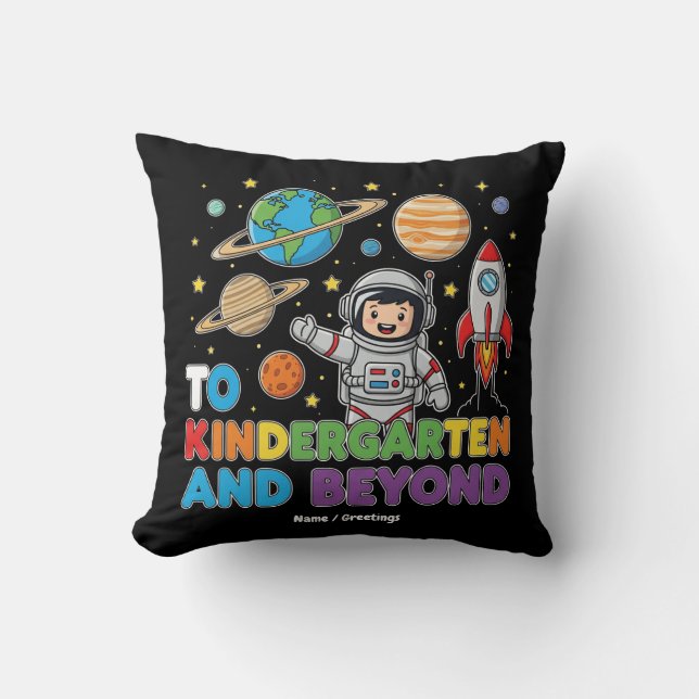 Coussin Au jardin d'enfants et au-delà Astronaut Funny Kid (Recto)