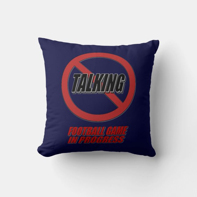 Coussin Aucun Jeu De Football En Cours (Recto)