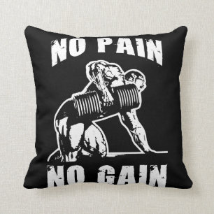 Coussin AUCUNE DOULEUR AUCUN GAIN. Séance d'entraînement