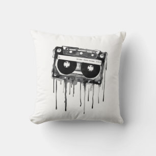 Coussin audiocassette vintage
