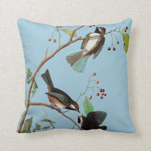 Coussin Audubon : Chickadee