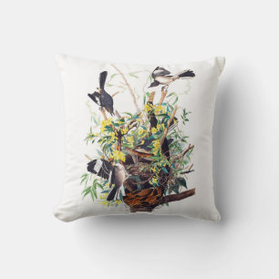 Coussin Audubon Mockingbirds Jeter l'oreiller