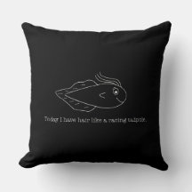 Aujourd'hui j'ai des cheveux comme un têtard de co