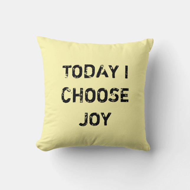COUSSIN AUJOURD'HUI JE CHOISIS LA JOIE (Recto)