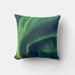 Coussin Aurora Borealis Lumières du Nord Ciel nocturne arc