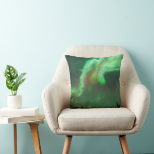 Coussin Aurore Boréale Lumières du Nord   Fairbanks