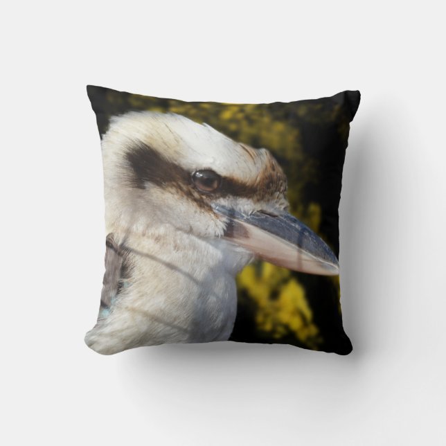 Coussin Australian Laugh The Kookaburra, (Recto)