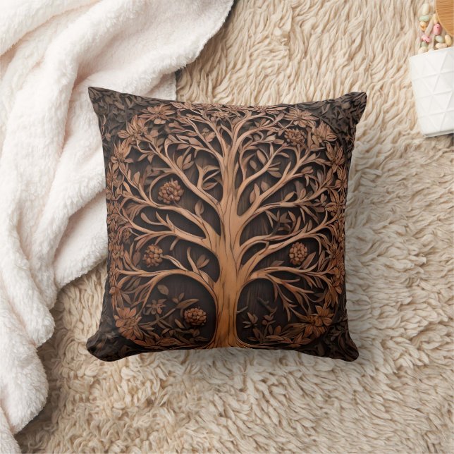 Coussin Australian Woodlands : impression sur bois d'arbre (Couverture)