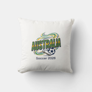 Coussin Australie Football 2026 Football Gras Pays Typogra