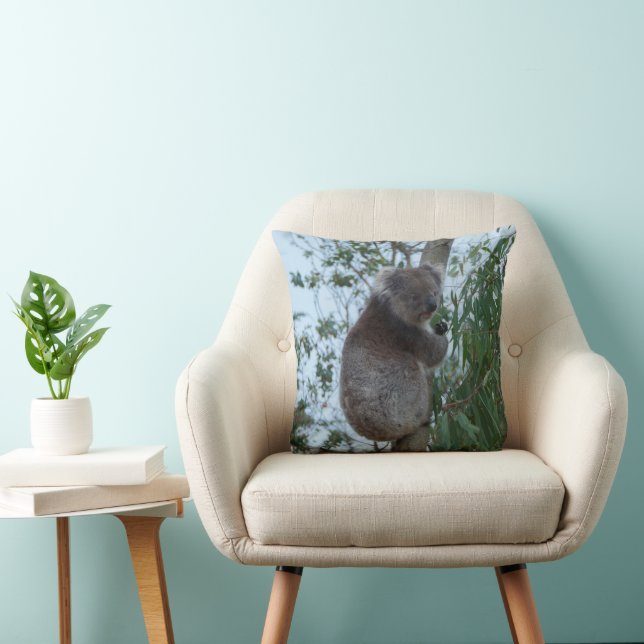 Coussin Australie Kangaroo Island Cute Koala dans un arbre (Chaise)
