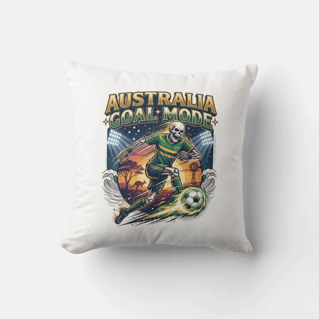 Coussin Australie Mode de but squelette Striker Nations St (Recto)