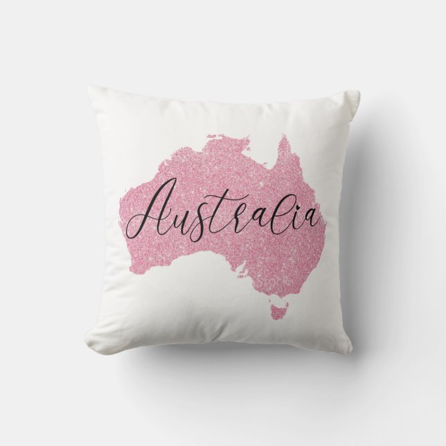 Coussin Australie Pays Couleur brillante (Recto)