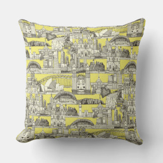Coussin Australie toile de jouy