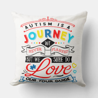 Coussin Autisme - Jetez l'oreiller 20" x 20"