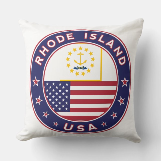 Coussin Autocollant Rhode Island, étagère téléphonique, sa (Recto)