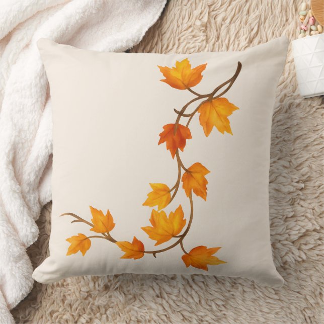 Coussin Automne Automne Branche des Feuilles de l'érable (Couverture)