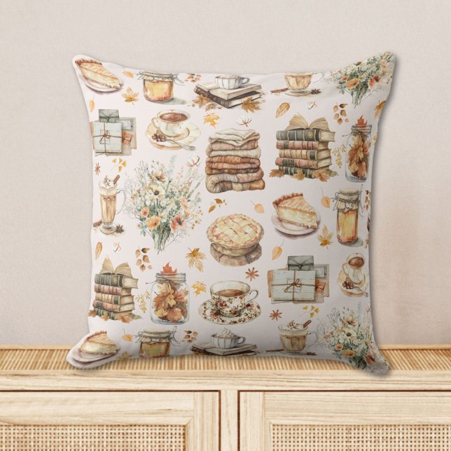 Coussin Automne Automne Favori Motif esthétique essentiel (In situ)