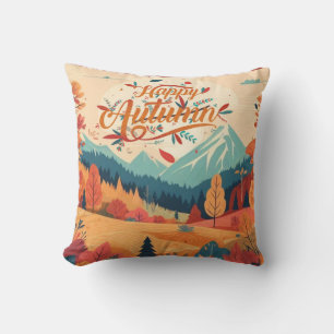 Coussin Automne/Automne/feuille/coloré
