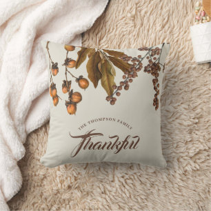 Coussin Automne Automne Remerciements et Bénédiction Aquar