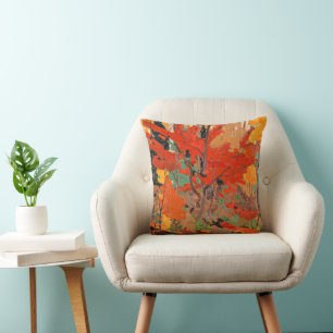 Coussin Automne, beaux-arts de Tom Thomson,