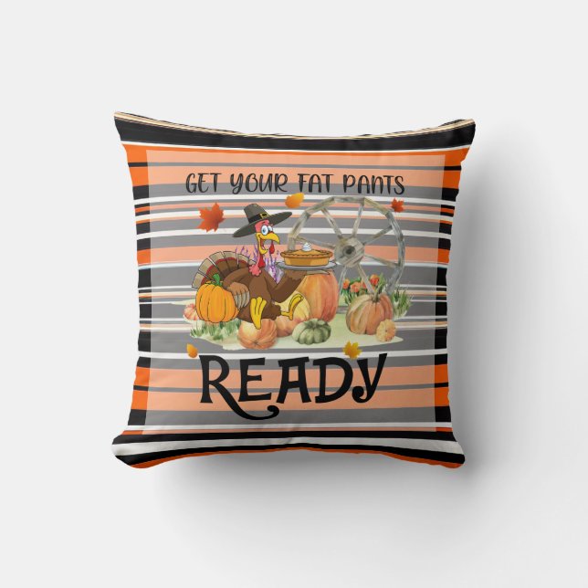 Coussin Automne belle collection moderne Thanksgiving (Recto)