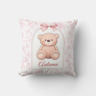 Coussin Automne Conception personnalisée d'ours en peluc