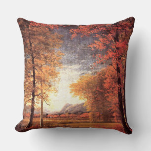Coussin Automne en Amérique, comté d'Oneida, New York,
