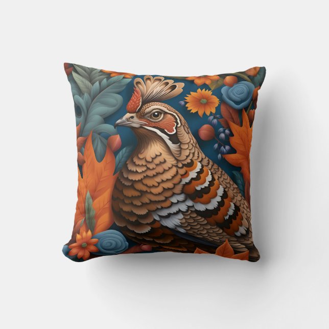 Coussin Automne en pleine nature - n07 (Recto)