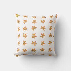 Coussin Automne Feuilles Ferme Moderne Décor Automne