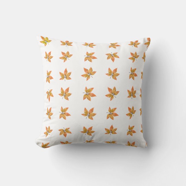 Coussin Automne Feuilles Ferme Moderne Décor Automne (Recto)
